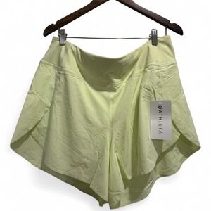 Athleta green shorts with pockets size 1X